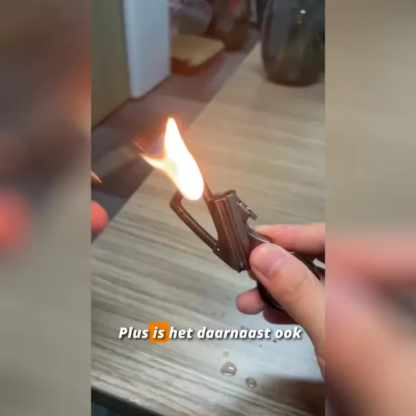 Anuncio de vídeo de Meta: un mechero que funciona con viento y lluvia