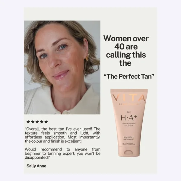 Static Meta ad: a testimonial with a face and a quote