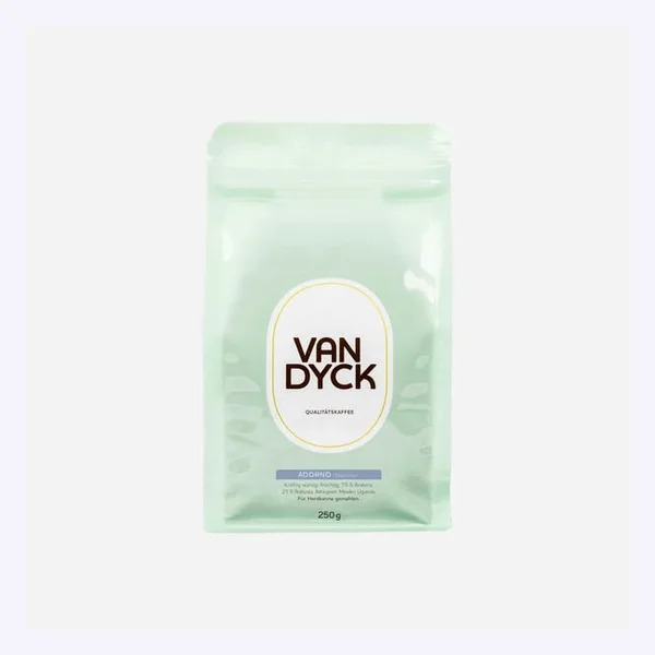Static Meta ad: a coffee bag on a plain background