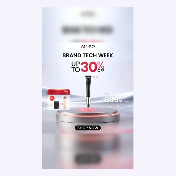 Static Meta ad: a brand week sale, up to 30% off