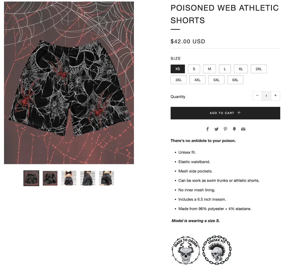 Rebel Youth Product Page Analysis