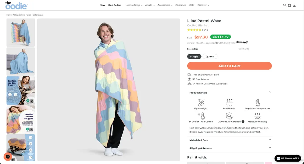 The Oodie Product Page Analysis