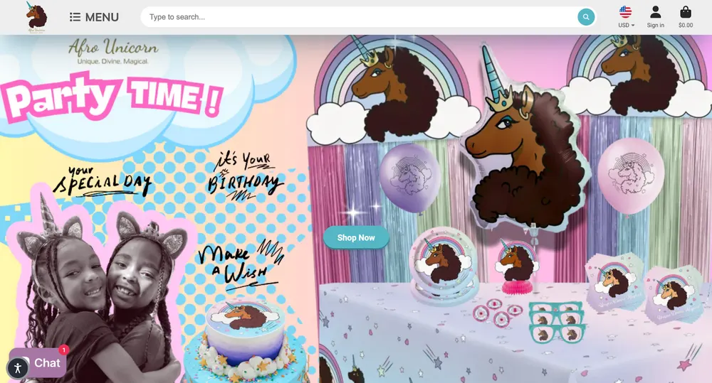 Afro Unicorn