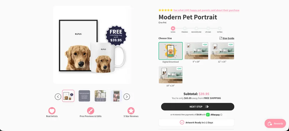 Crown & Paw Product Page Analysis