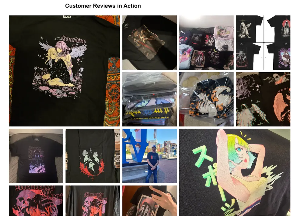 UMAI Clothing Product Page Analysis