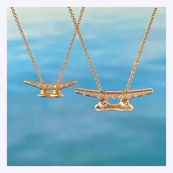 Static Meta ad: nautical necklaces, first card of a carousel