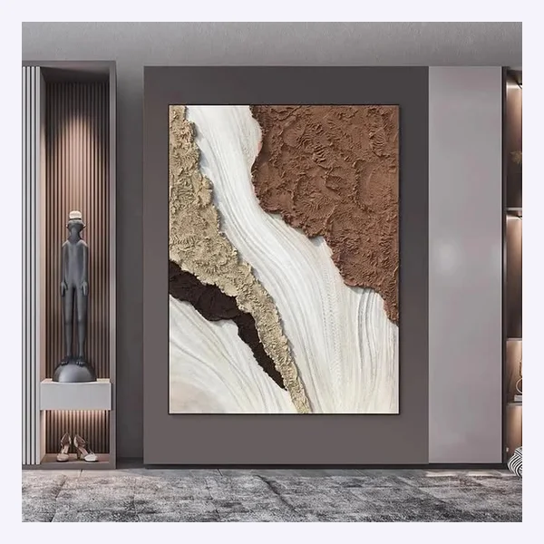Static Meta ad: a flower painting above a bed