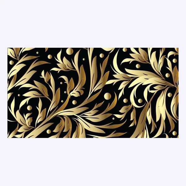 Static Meta ad: a gold pattern graphic