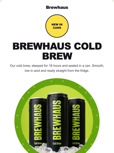 Parte superior del diseño Blob para el email de Brewhaus